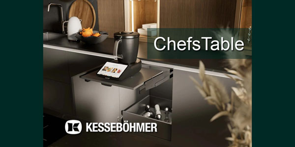 ChefsTable — революционный поворотный стол для современной кухни Kessebohmer в Хабаровске