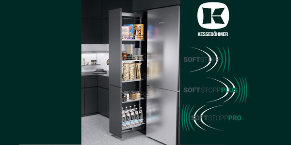 SoftStopp — для плавной остановки, бесшумного закрытия и открытия Kessebohmer в Хабаровске