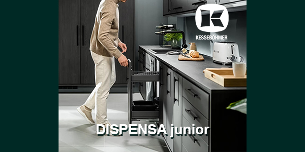 Как решить проблему нехватки места на кухне - поможет DISPENSA junior slim от Kesseböhmer Kessebohmer в Хабаровске